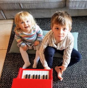  houten piano kinderen