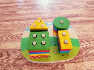 vormenpuzzel montessori speelgoed 21 maanden